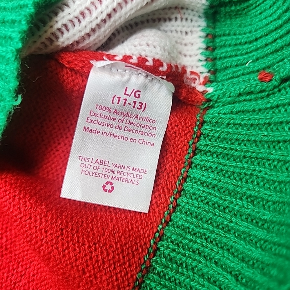 No Boundaries Juniors Christmas Sweater L (11-13) - Picture 8 of 8